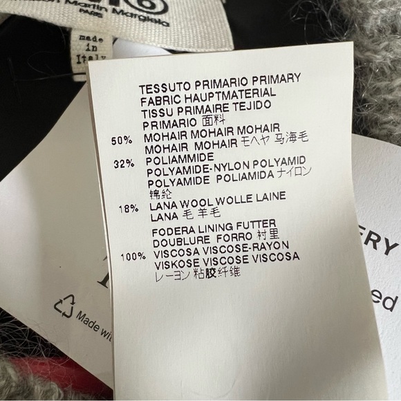 MAISON Martin MARGIELA
Web Knit Wool Mohair Sweater size Small Gray - Picture 11 of 14